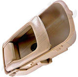 APDTY 93468 Interior Door Handle Front RH, Rear RH Beige