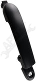 APDTY 93474 Exterior Door Handle Front LH Black wo/ Smart Entry System