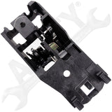 APDTY 93502 Interior Door Handle Front LH, Rear LH Black