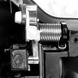 APDTY 93514 Exterior Door Handle Rear Right Textured Black