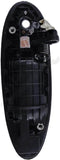 APDTY 93531 Exterior Door Handle Front LH Chrome Lever, Black Housing