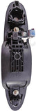APDTY 93555 Exterior Door Handle Front LH Smooth Black W/ Keyless Entry