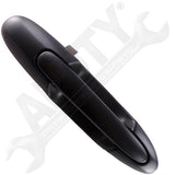 APDTY 93557 Exterior Door Handle Rear LH Smooth Black