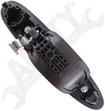 APDTY 93557 Exterior Door Handle Rear LH Smooth Black