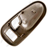 APDTY 93564 Interior Door Handle Front LH, Rear LH Brown Bezel