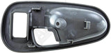 APDTY 93569 Interior Door Handle Rear Right Gray Bezel Replaces MR763539