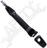 APDTY 93573 Exterior Door Handle Front LH  Smooth Black wo/ smart entry system