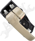 APDTY 93577 Interior Door Handle Front LH, Rear LH Beige (Ivory)