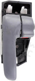 APDTY 93580 Interior Door Handle Front LH, Rear LH Gray