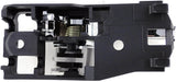 APDTY 93581 Interior Door Handle Front Left, Rear Left Charcoal and Chrome
