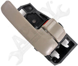 APDTY 93589 Interior Door Handle Front RH, Rear RH Beige (Ivory)