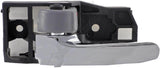 APDTY 93594 Interior Door Handle Front Left, Rear Left Gray and Chrome