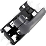 APDTY 93598 Interior Door Handle Front LH, Rear LH Dark Gray