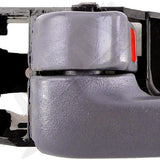 APDTY 93598 Interior Door Handle Front LH, Rear LH Dark Gray