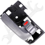 APDTY 93599 Interior Door Handle Front RH, Rear RH Dark Gray