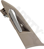 APDTY 93630 Interior Door Handle Beige/Chrome