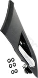 APDTY 93633 Interior Door Handle Black/Chrome, w/Memory
