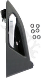 APDTY 93634 Interior Door Handle Black/Chrome