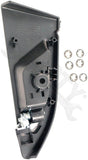 APDTY 93634 Interior Door Handle Black/Chrome