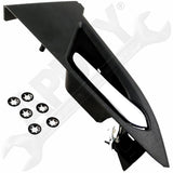 APDTY 93635 Interior Door Handle Black/Chrome