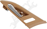APDTY 93636 Interior Door Handle Black/Chrome