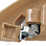 APDTY 93637 Interior Door Handle Beige/Chrome