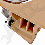 APDTY 93637 Interior Door Handle Beige/Chrome