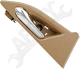 APDTY 93638 Interior Door Handle Beige/Chrome