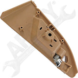 APDTY 93638 Interior Door Handle Beige/Chrome