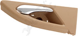 APDTY 93639 Interior Door Handle Beige/Chrome