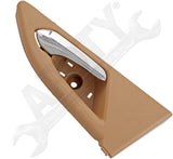 APDTY 93639 Interior Door Handle Beige/Chrome