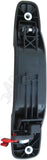 APDTY 93700 Exterior Door Handle; Front Left (Driver-Side)
