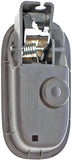 APDTY 93745 Interior Door Handle, Rear Right, Chrome Lever Black Housing