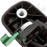 APDTY 93811 Exterior Door Handle; Front Right (Passenger-Side)