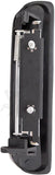 APDTY 93842 Exterior Door Handle, Front Left, Smooth Black