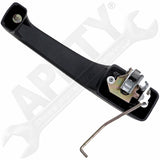 APDTY 94323 Exterior Door Handle Front Left (Driver) Textured Black