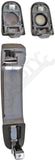 APDTY 94467 Exterior Door Handle Front Right Black and Chrome