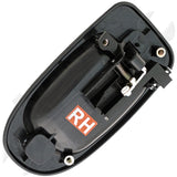 APDTY 94493 Exterior Door Handle Side Right Textured Blk