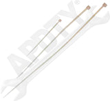 APDTY 94843 Clear Wire Cable Tie Straps 4 in, 8 in, 11 in (Package of 300)