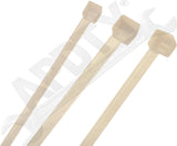 APDTY 94843 Clear Wire Cable Tie Straps 4 in, 8 in, 11 in (Package of 300)