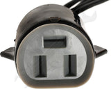 APDTY 95843 Ignition Control Module Wire Wiring Harness Pigtail Socket; 4-Wire