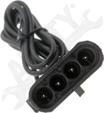 APDTY 96406 Technician Terminal - 4 Terminal Male Shroud