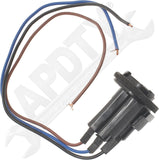 APDTY 96986 Parking Or Side Light Bulb Socket; 3-Wire