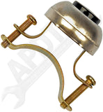 APDTY 97030 Universal Horn Button; Flush Mount With Bracket