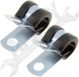 APDTY 97213 3/8 In. Insulated Cable Clamps (Pack Of 2)