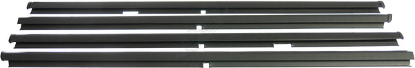 APDTY 4-Door Window Outer Dew Wipe Weatherstrip Door To Door Window Seal Kit