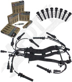 APDTY Tune Up Kit 16 Spark Plugs Ignition Wires & COP Boots