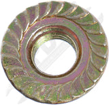 APDTY 162420 Automotive Grade Hex Head Serrated Lock Nut (M8x1.25; Pack Of 60)