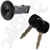 APDTY MD91432 Ignition Lock Cylinder with New Keys