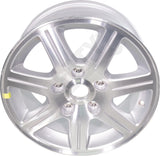 APDTY ZX30PAKAC Aluminum Alloy Wheel Silver 16x6.5 Fits 2008-2010 Town & Country